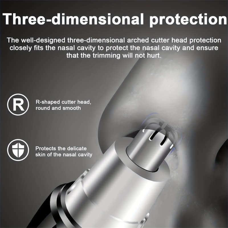 Professional Ear, Nose and Brow Beauty Precision Painless Trimmer No Batteries Required