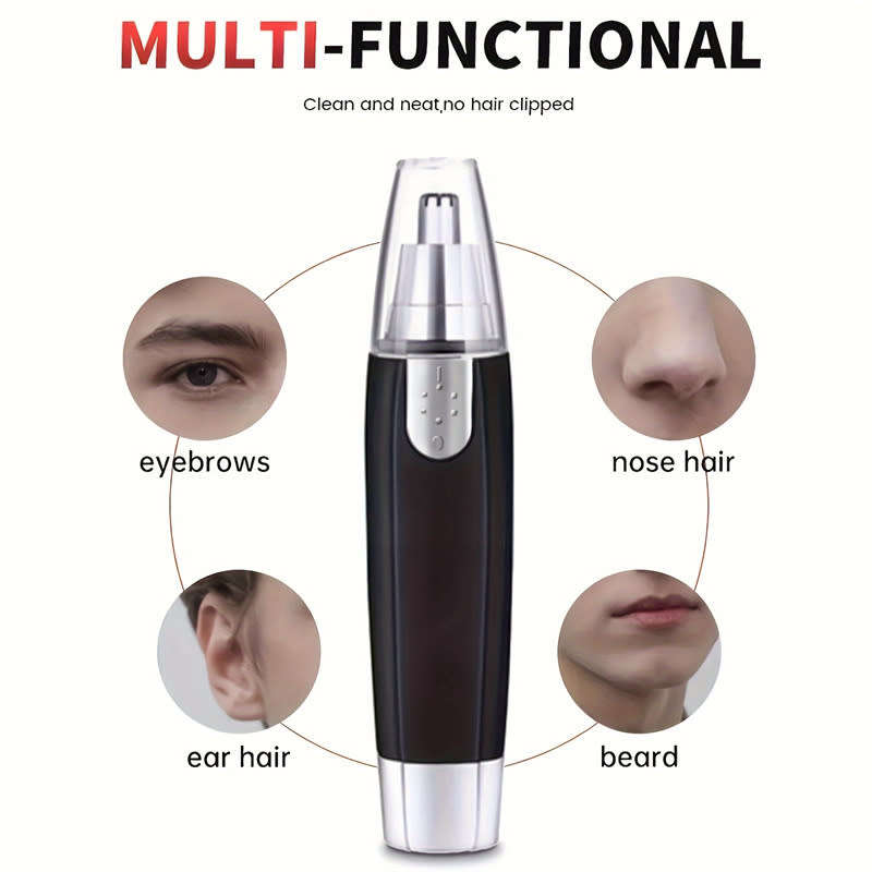 Professional Ear, Nose and Brow Beauty Precision Painless Trimmer No Batteries Required