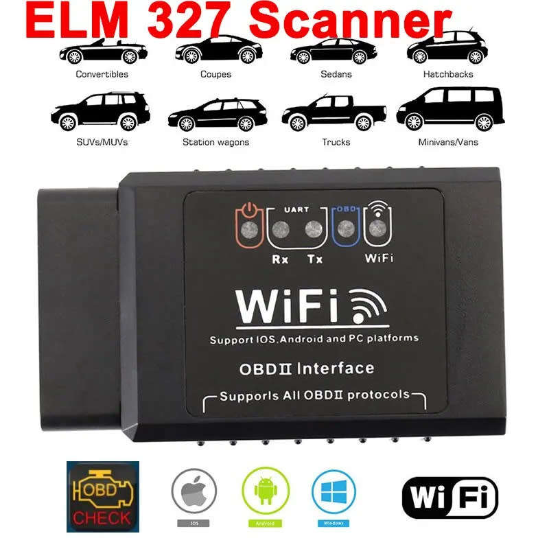 WIFI OBDII ELM327 V1.5 Car Diagnostic Scan Tool for iOS Android