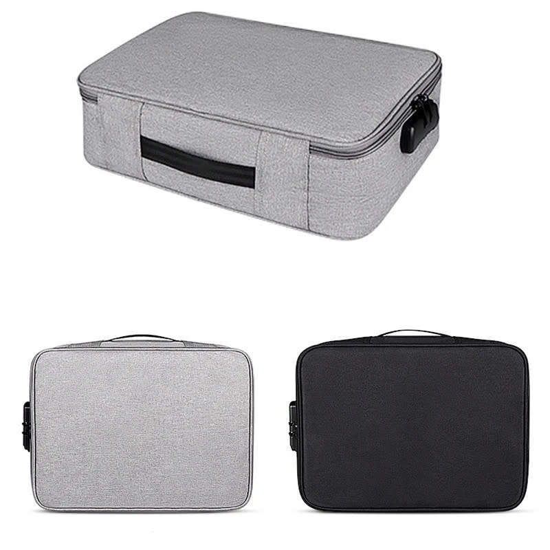 Multi-Purpose Cosmetic Storage Bag with Combination Lock Home and Travel Organizer