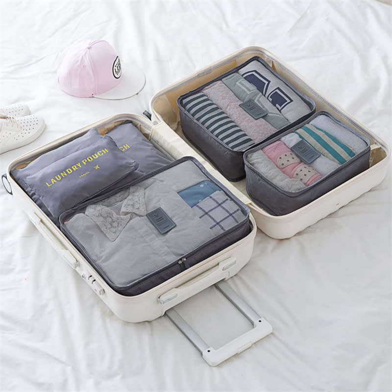 Multifunctional Six Piece Portable Storage Bag Travel Bag