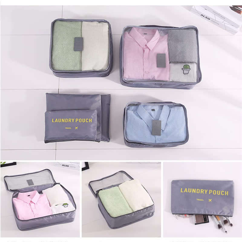 Multifunctional Six Piece Portable Storage Bag Travel Bag