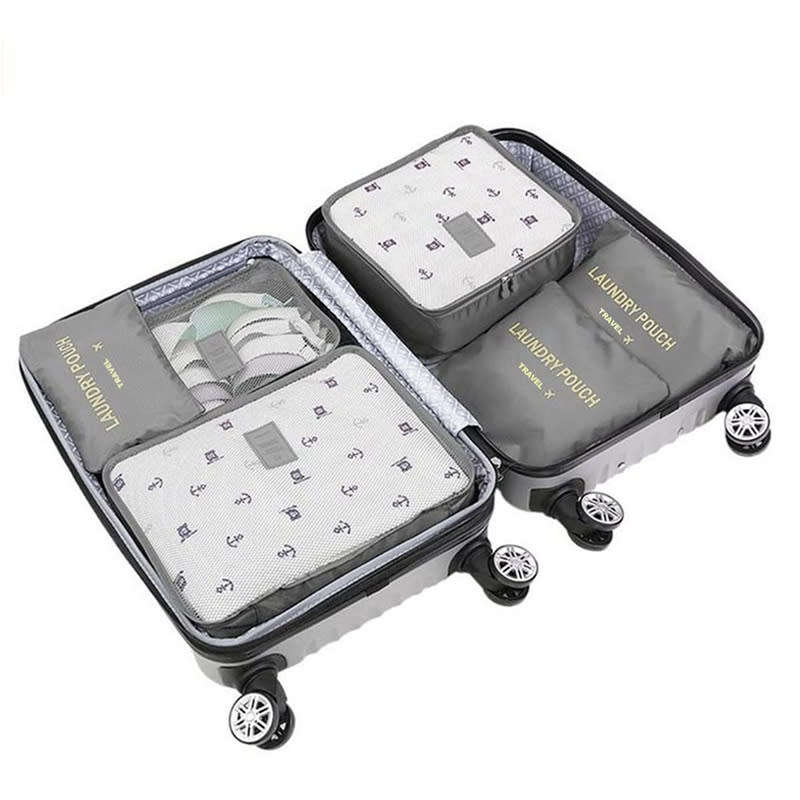 Multifunctional Six Piece Portable Storage Bag Travel Bag