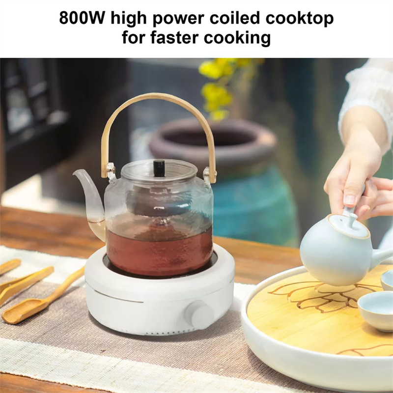 800W Multifunctional Heater Induction Cooker Portable Tea Stove Mini Tea Maker Heating Stove