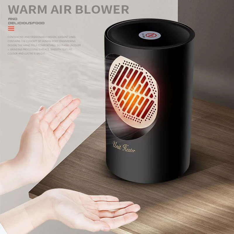 Electric Heater Smart Portable Desktop Fan Heater Touch Screen Winter Heater