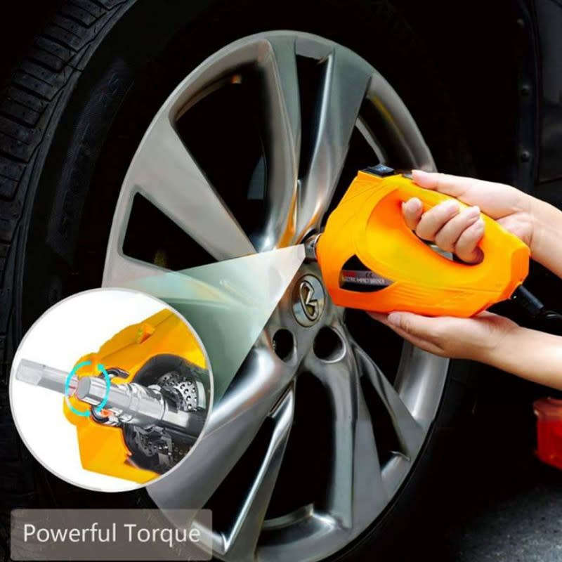 12V Electric Hydraulic Car Jack and Wrench Tool Set