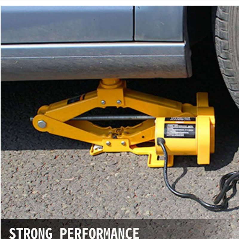 12V Electric Hydraulic Car Jack and Wrench Tool Set