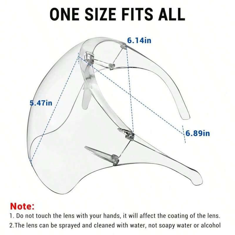 Outdoor Cycling Windproof Mask with Glasses Frame, TIKTOK Shooting Props