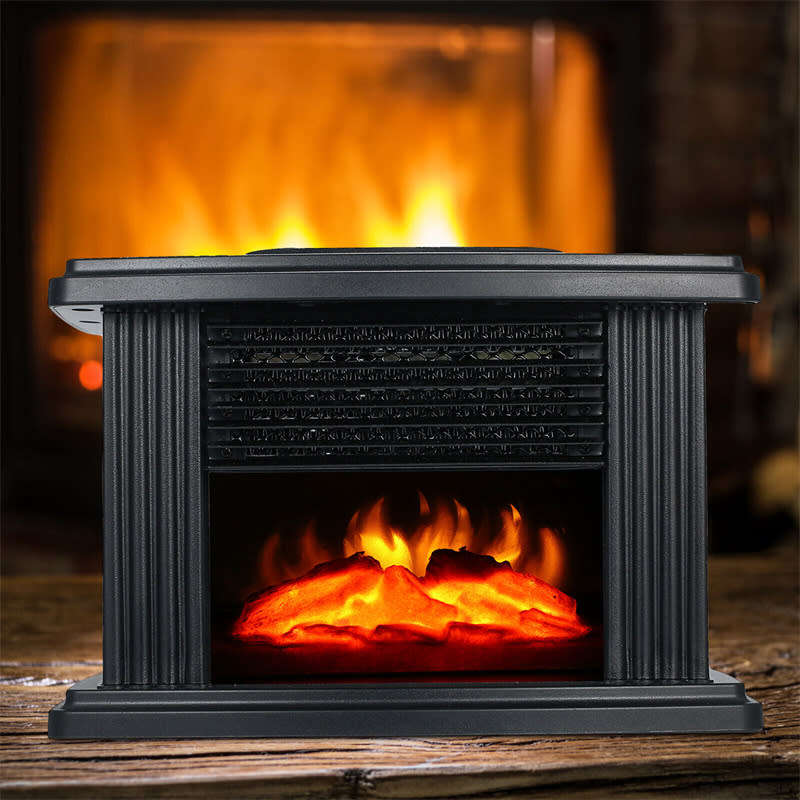 Electric Stove Heater 1000W Mini Portable Electric Fireplace Heater