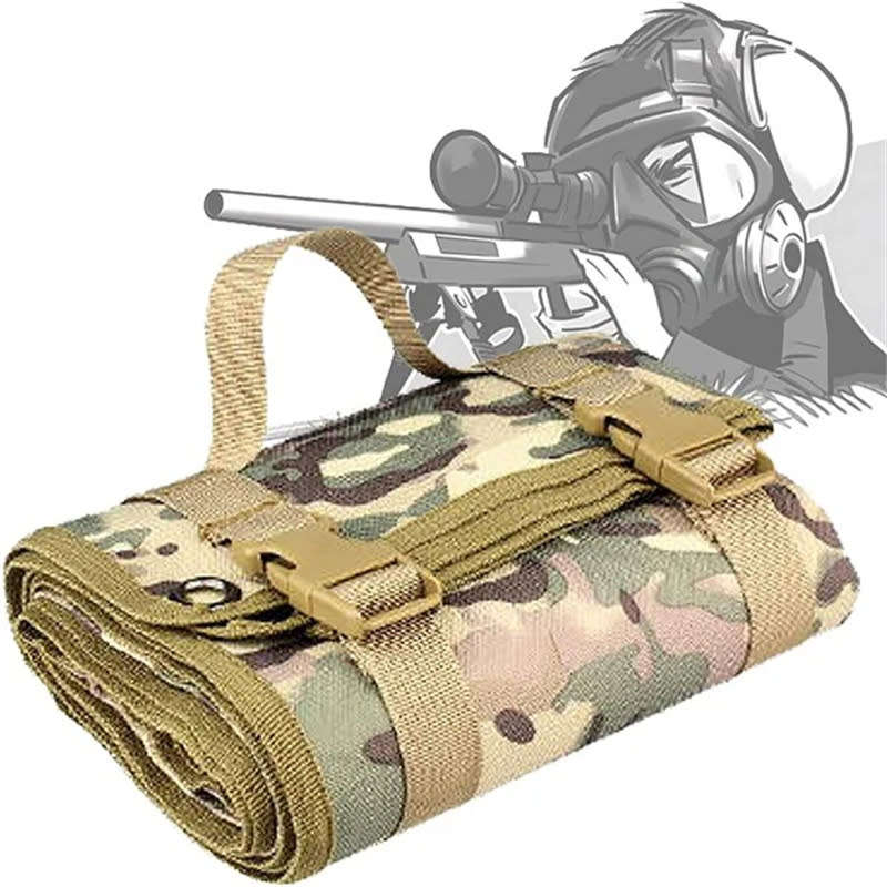 Tactical Roll Up Ranger Shooting Mat Academy Training Shooting Non-Slip Camping Mat