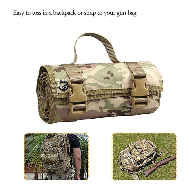 Tactical Roll Up Ranger Shooting Mat Academy Training Shooting Non-Slip Camping Mat