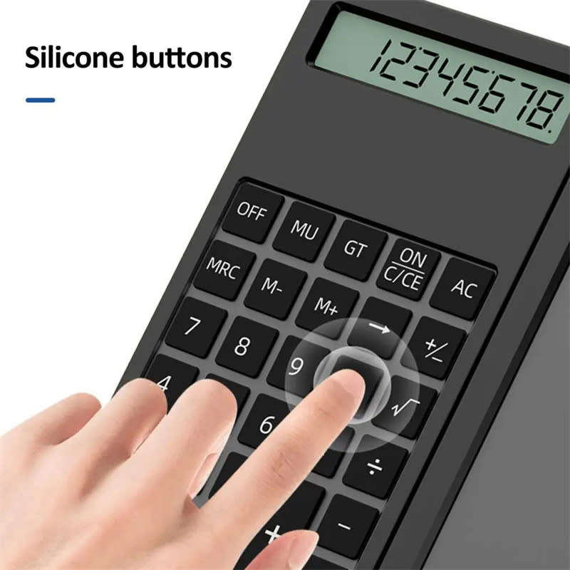 Mini Foldable 12-digit Scientific Calculator with 5-inch LCD Notepad and Stylus