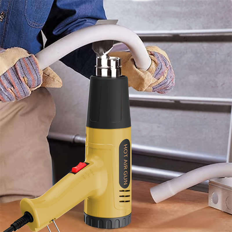 Industrial Grade 2000W Handheld Heat Gun with Dual Temperature Settings, EU Plug