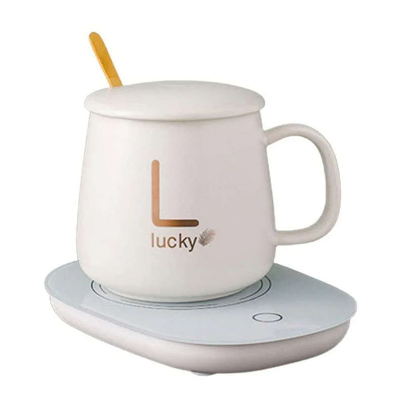 Temperature Control Mug With Smart Heating Coaster