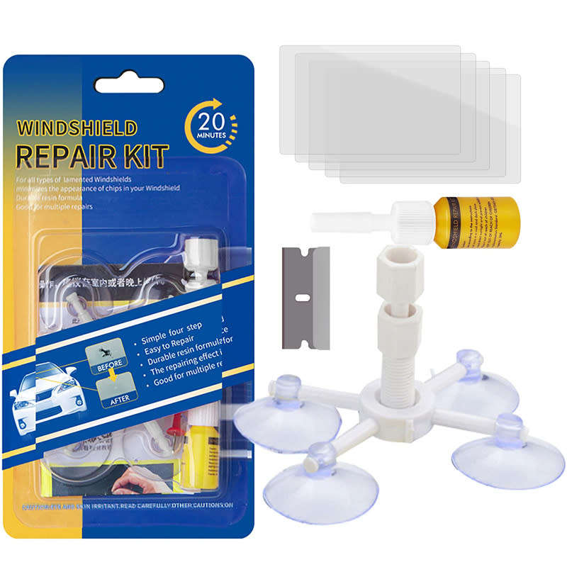 Car Window Glass Windshield Scratches, Chips, Cracks Repair Tool Kit