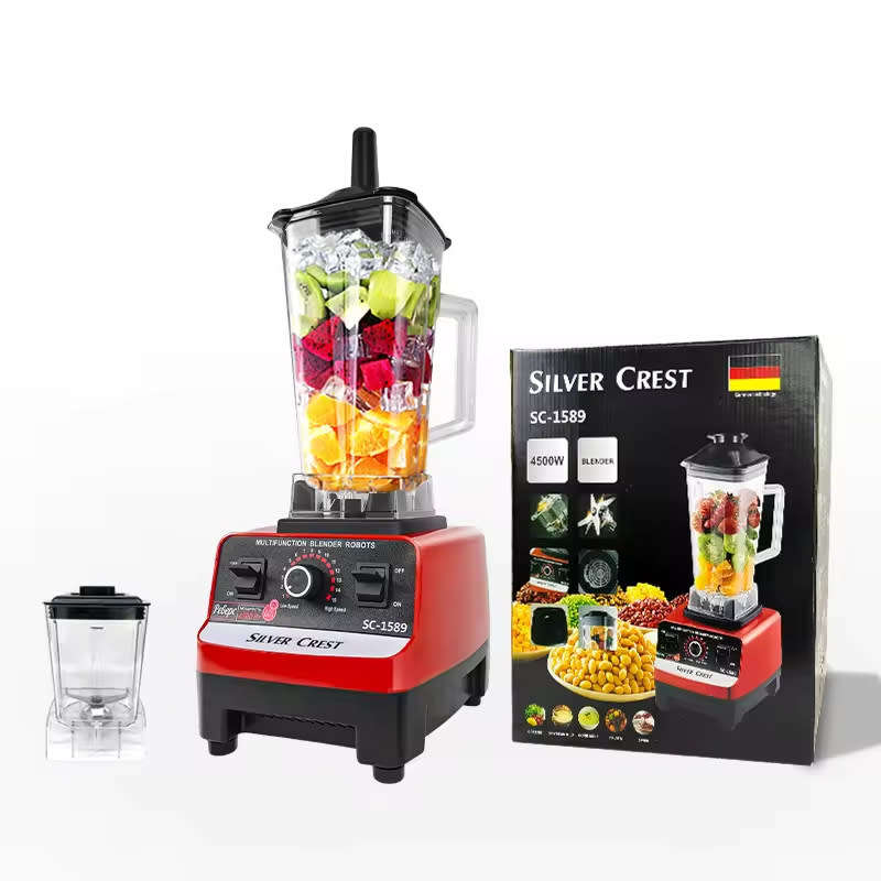 4500W High Speed Electric Food Extractor Fruit Blender Juicer 15 Speed Blender