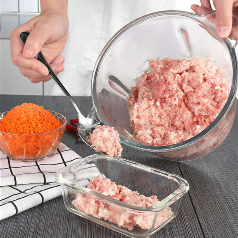 2L Electric Food Processor Stainless Steel Meat Mixer Food Chopper Electric Blender