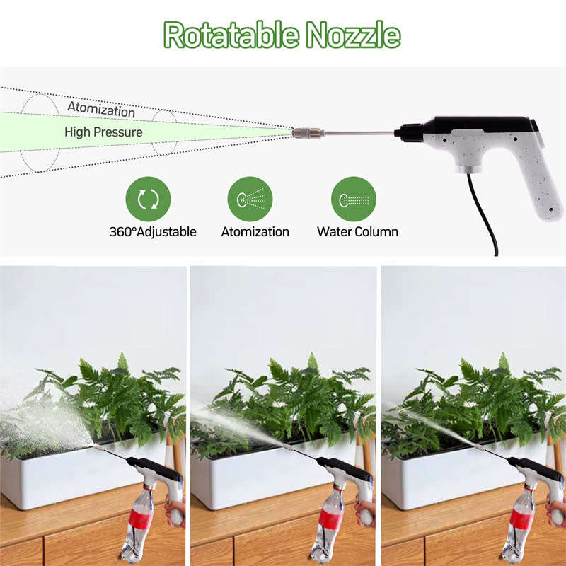 Portable Electric Garden Sprayer, Automatic Plant Sprayer with 3 Adjustable Spray Modes