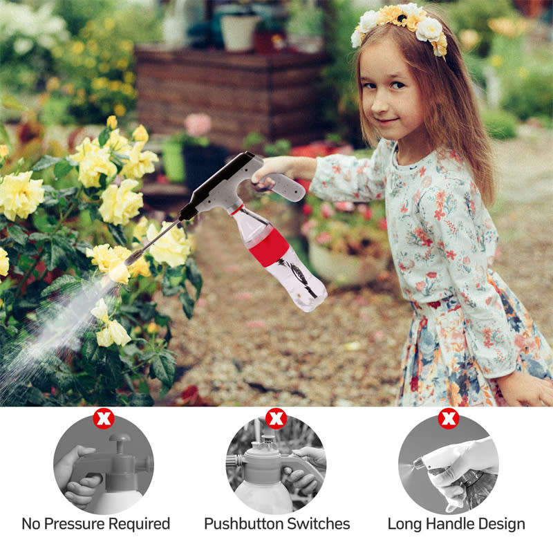 Portable Electric Garden Sprayer, Automatic Plant Sprayer with 3 Adjustable Spray Modes