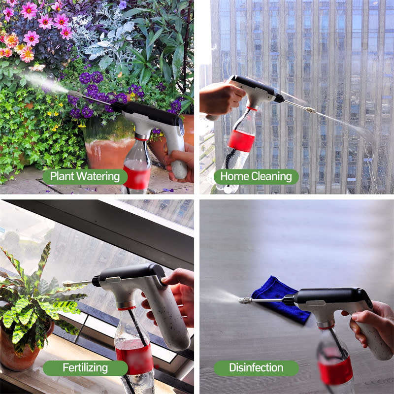 Portable Electric Garden Sprayer, Automatic Plant Sprayer with 3 Adjustable Spray Modes