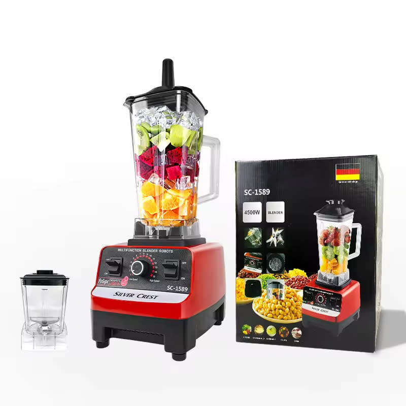 4500W High Speed Electric Food Extractor Fruit Blender Juicer 15 Speed Blender