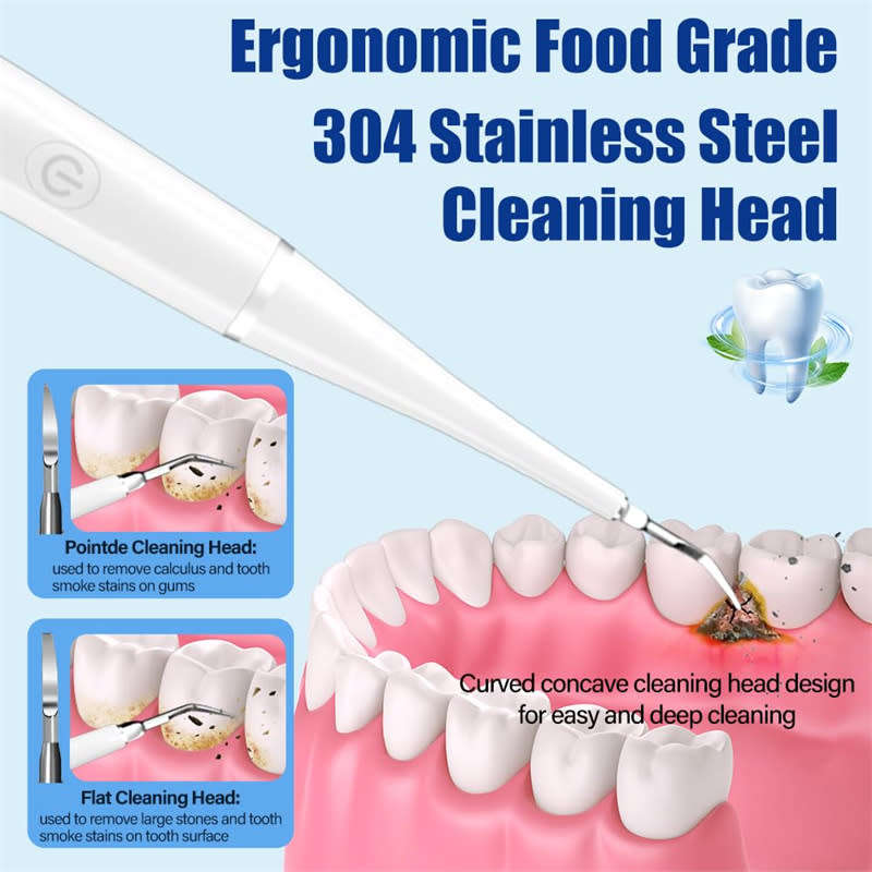 Electric Teeth Cleaner Tartar Removal Tool Rechargeable Teeth Cleaning Kit