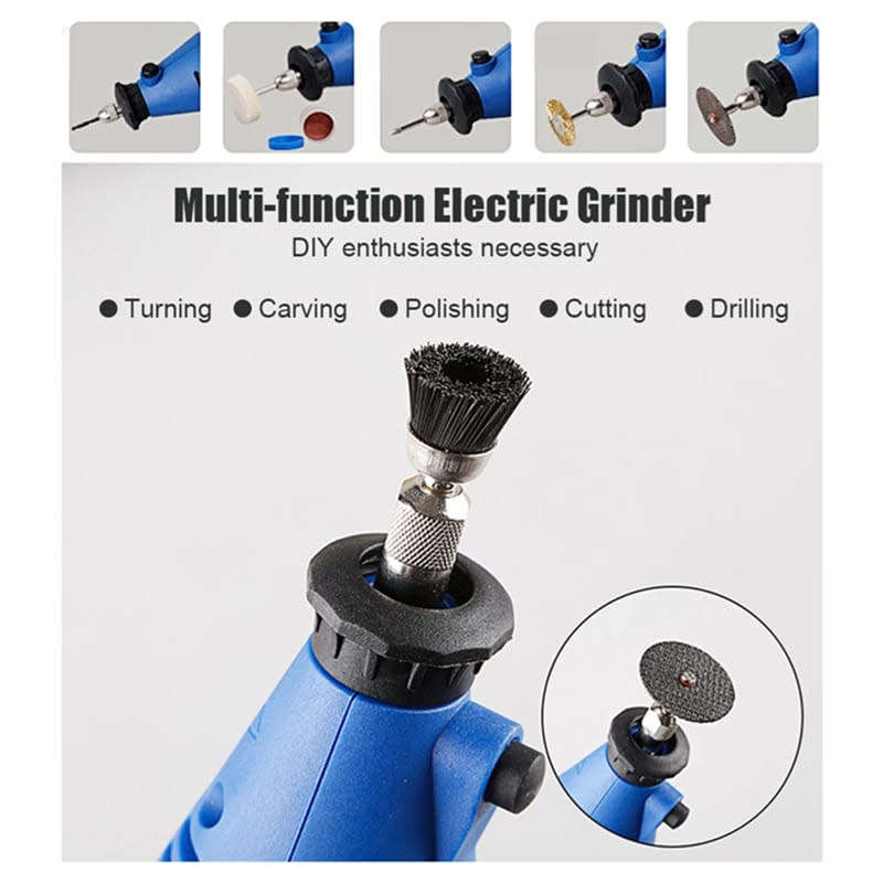 211 PCS Multifunctional Mini Variable Speed Polishing Machine DIY Electric Engraving Tool Set