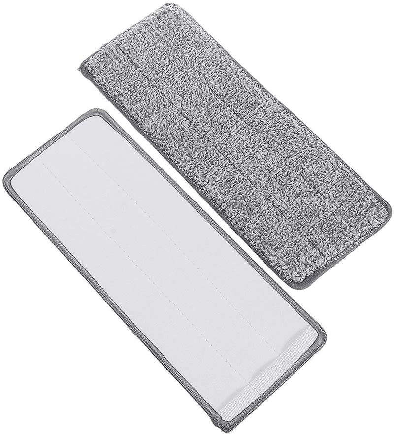 2 in 1 Scratch Cleaning Mop with Bucket Hands Free Microfiber Flat Magic Spin Mop 360° System