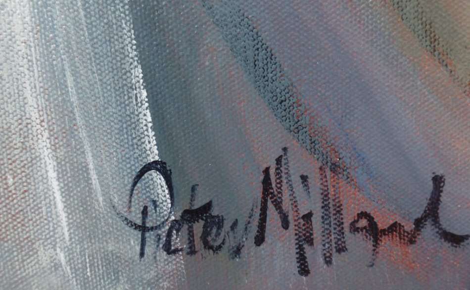 PIETER MILLARD (SA 1936) - TANGO DANCERS - OIL