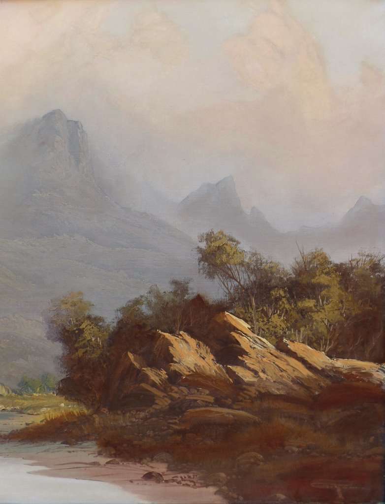 GERRIT ROON - HUGE DIMENSIONS - 117 cm x 78.5 cm - FRAMED - REDUCED!