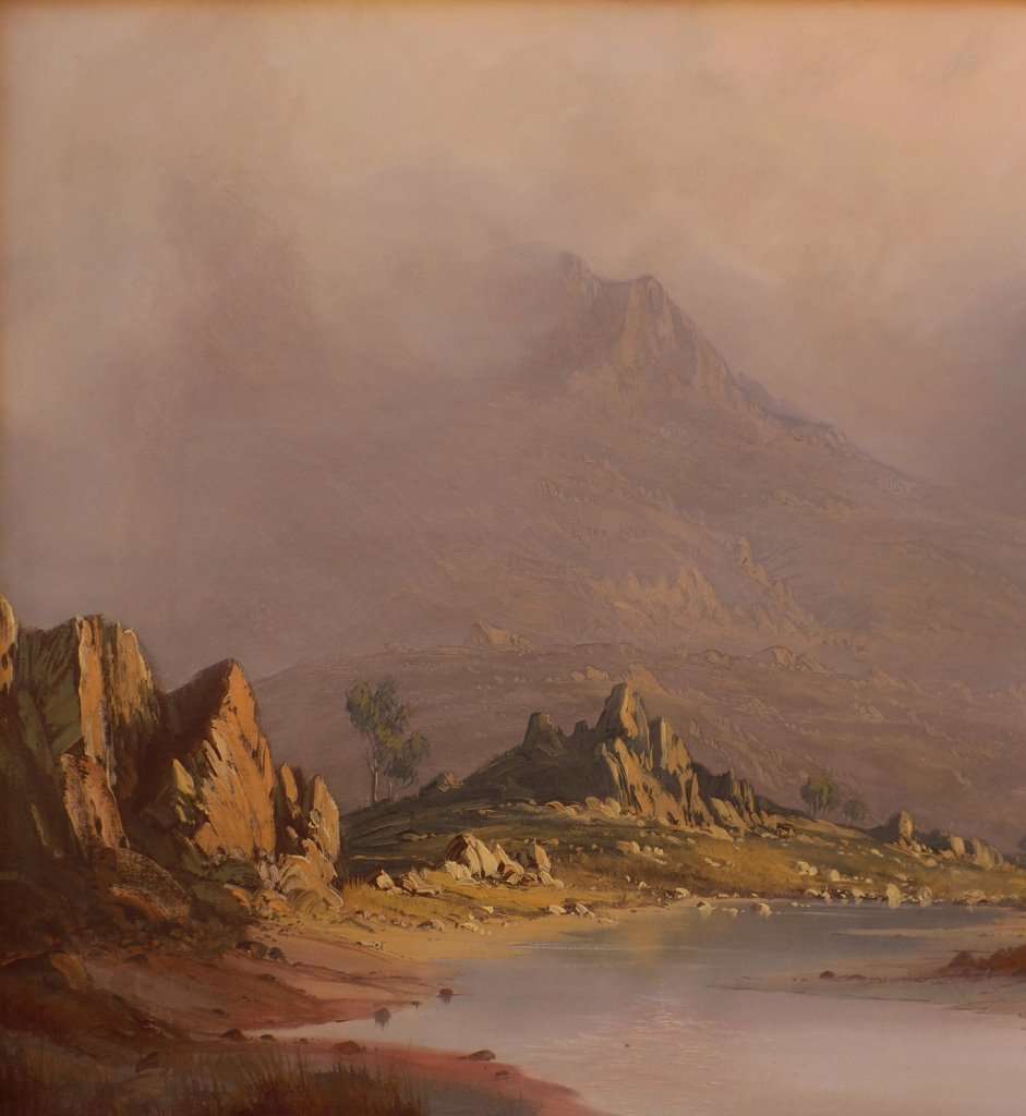 GERRIT ROON - HUGE DIMENSIONS - 117 cm x 78.5 cm - FRAMED - REDUCED!