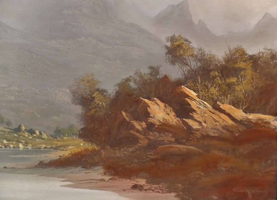 GERRIT ROON - HUGE DIMENSIONS - 117 cm x 78.5 cm - FRAMED - REDUCED!