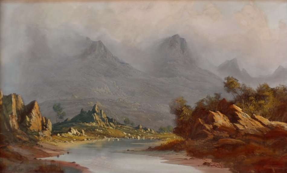 GERRIT ROON - HUGE DIMENSIONS - 117 cm x 78.5 cm - FRAMED - REDUCED!