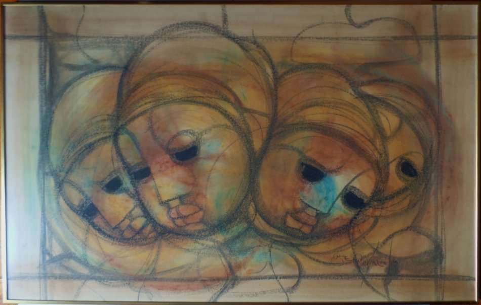 BEN MACALA (SA 1938-1997) - FOUR FACES