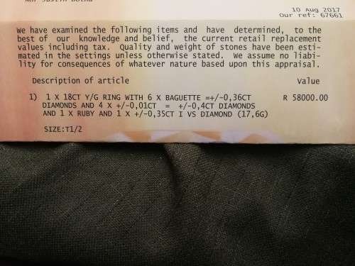 Wedding Ring with a difference 18ct