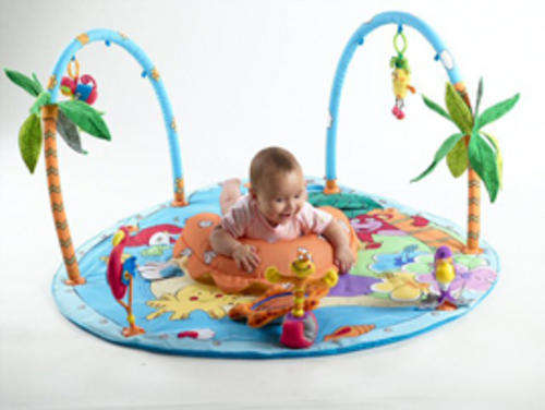 ***TINY LOVE TROPICAL BABY ACTIVITY GYMINI***SUPER SIZE MAT GREAT FOR PLAYTIME!VERY GOOD CONDITION