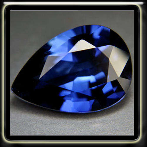 3.92CT MESMERISING CORNFLOWER BLUE PEAR SAPPHIRE [VVS] - THAILAND MASTERFUL MODERN MIXED GEM