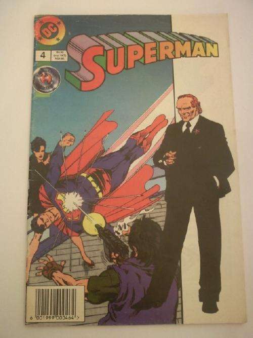 DC Superman Man of Steel No 4 1986