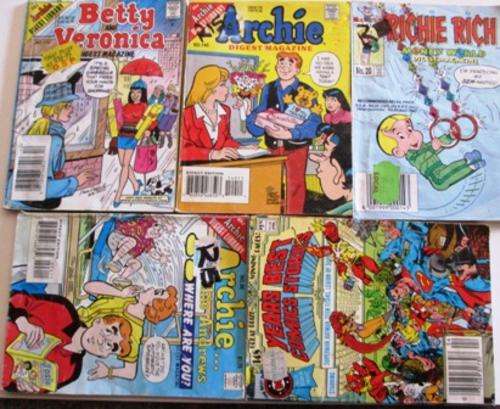 Five Different Digest Comics for One Bid