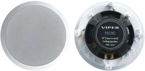 Viper 100W 8" Ceiling Speaker - 8ohm (PAIR)