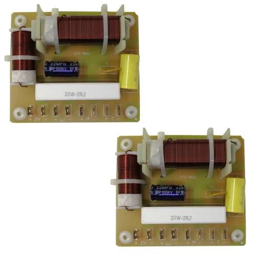 Viper 3-Way Passive Crossover Cards 400W Max 8 ohm (Pair)