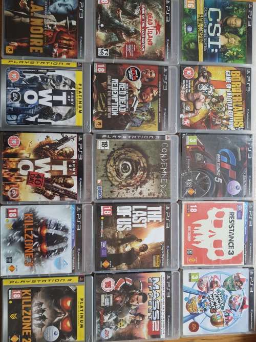 PS3 WITH 15 GAMES!
