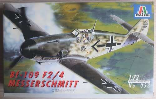 1995 Italeri Bf-109 F2/4 Messerschmitt Model Plane