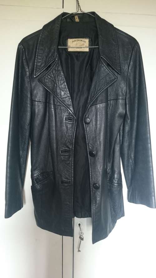 Powerhouse Black Nappa Leather Jacket