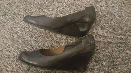 Froggie Leather Wedge Heels