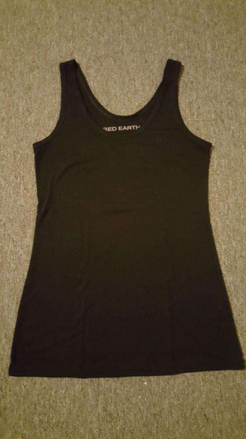 Red Earth Black Tank Top