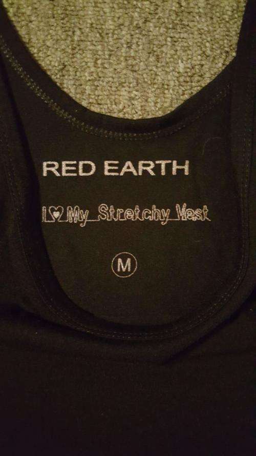Red Earth Black Tank Top