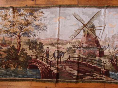 Vintage European Rug, tapestry