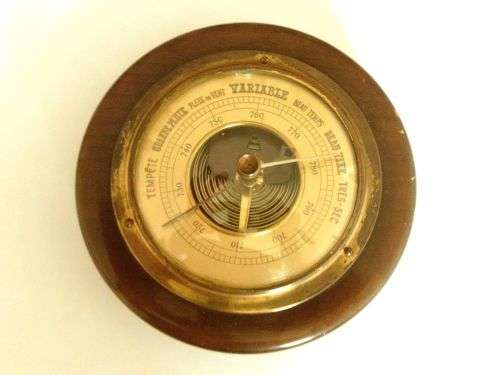 Vintage Wooden Nautical Barometer