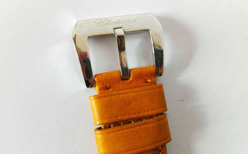 Men's Watch Chopard Mille Miglia White Dial Brown Leather Wristband